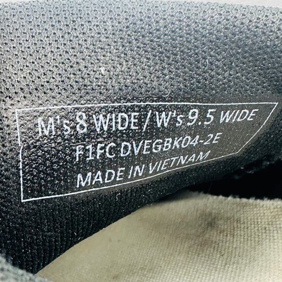 Kizik Men's Vegas Black Leather Slip On Hands Free Sneakers Size 8 Wide (EE) - Picture 11 of 11